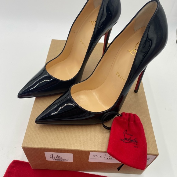Women’s Christian Louboutin so Kate  120 patent Pumps size 37.5 made in … - Picture 11 of 11
